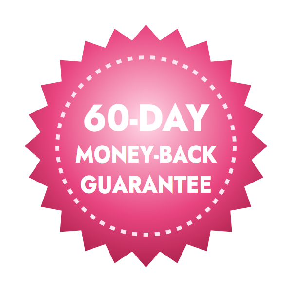 Gelatine Sculpt 60-day money-back guarantee seal